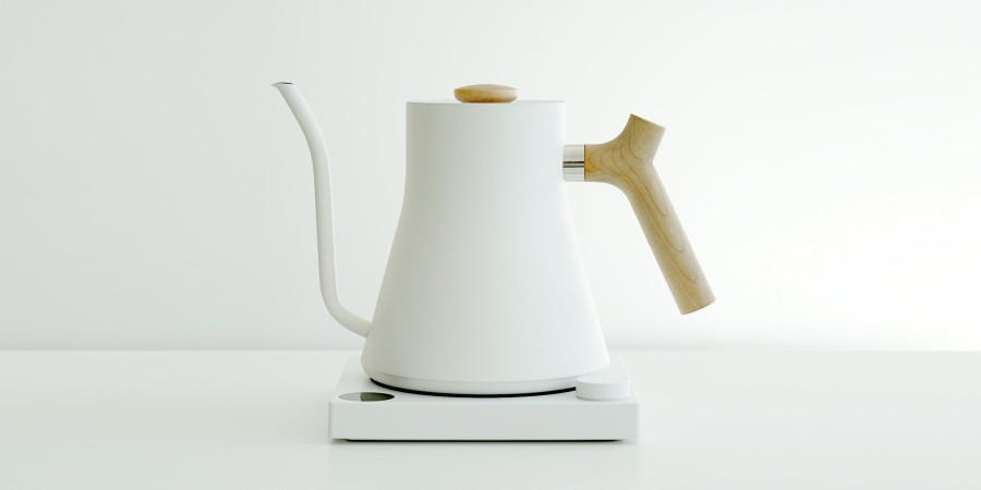 Teaware Red Blossom Tea | Stagg Ekg Kettle White & Maple