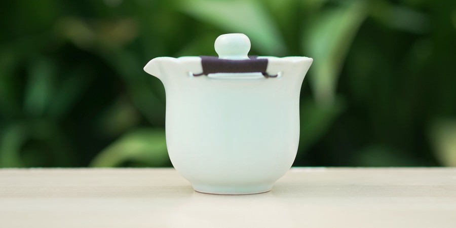 Teaware Red Blossom Tea Xu De Jia | Ru Kiln String Server