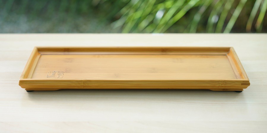 Teaware Red Blossom Tea Tea Trays | Long Bamboo Service Tray