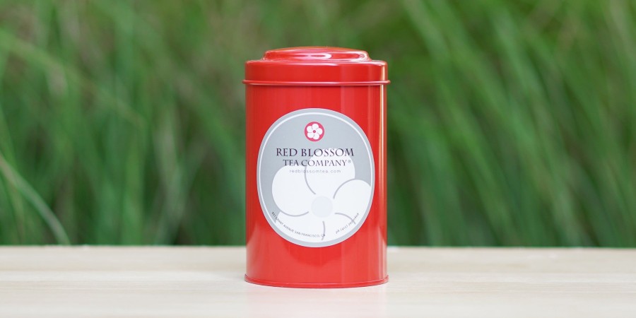 Teaware Red Blossom Tea Storage | Red Canister