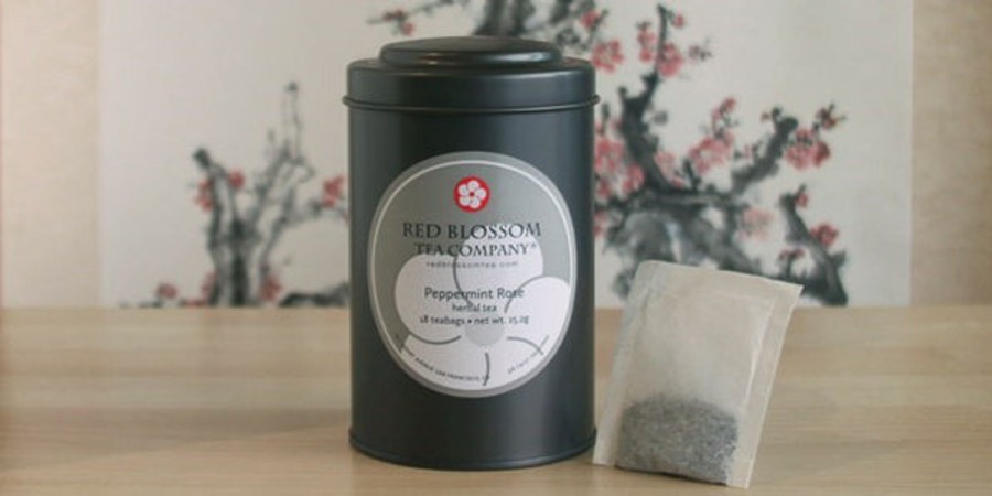 Teas Red Blossom Tea | Peppermint Rose Tea Bags